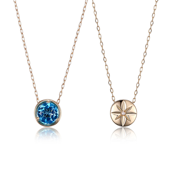 Celebration Gems December Birthstone Necklace - Blue