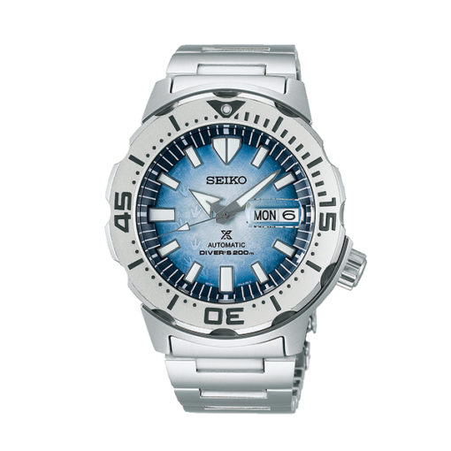 Seiko Prospex SRPG57 Diver Men's Watch - Silver and Blue