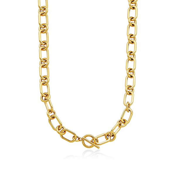 CJ Steelx Oval Link Chain - Gold