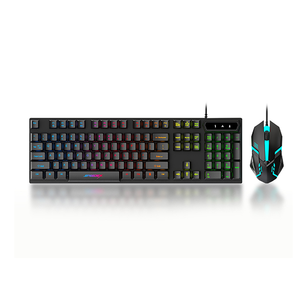 Speedex-KMKB910CM KMKB910CM Multiple Color LED Backlit USB Keyboard and Mouse Combo