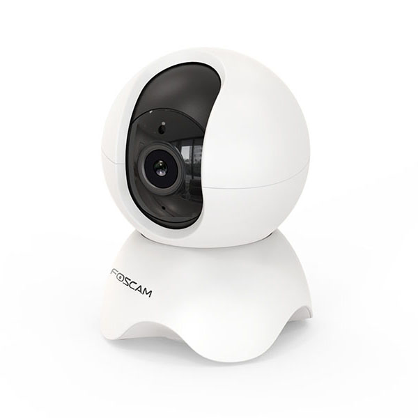 Foscam X3 3MP PTZ Indoor Wi-Fi Home Security Camera W/ Night Vision - White