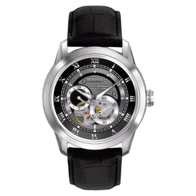 Bulova 96A135 Automatic Men Watch-Black