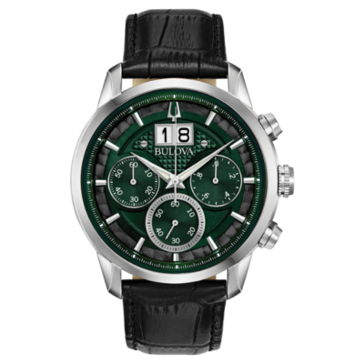 Bulova 96B310 Sutton Chronograph Quartz Men Watch - Green