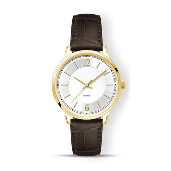 SELECT MS-6016 Series Ladies Watch Pair - Brown Strap