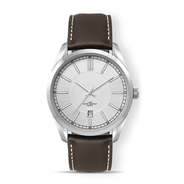 SELECT MS-6015S Series Men Watch Pair - Brown Strap