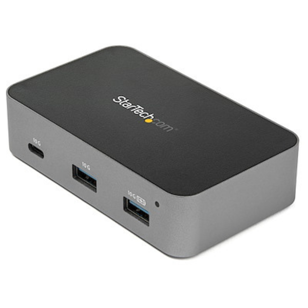 StarTech Hub 4 Port USB-C - 3 USB-A 1 USB-C Powered PC or Mac or Linux - Black