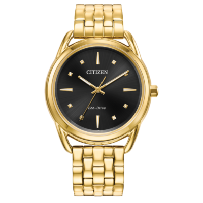 Citizen FE7092-50E Eco-Drive Dress Classics Ladies Watch - Black