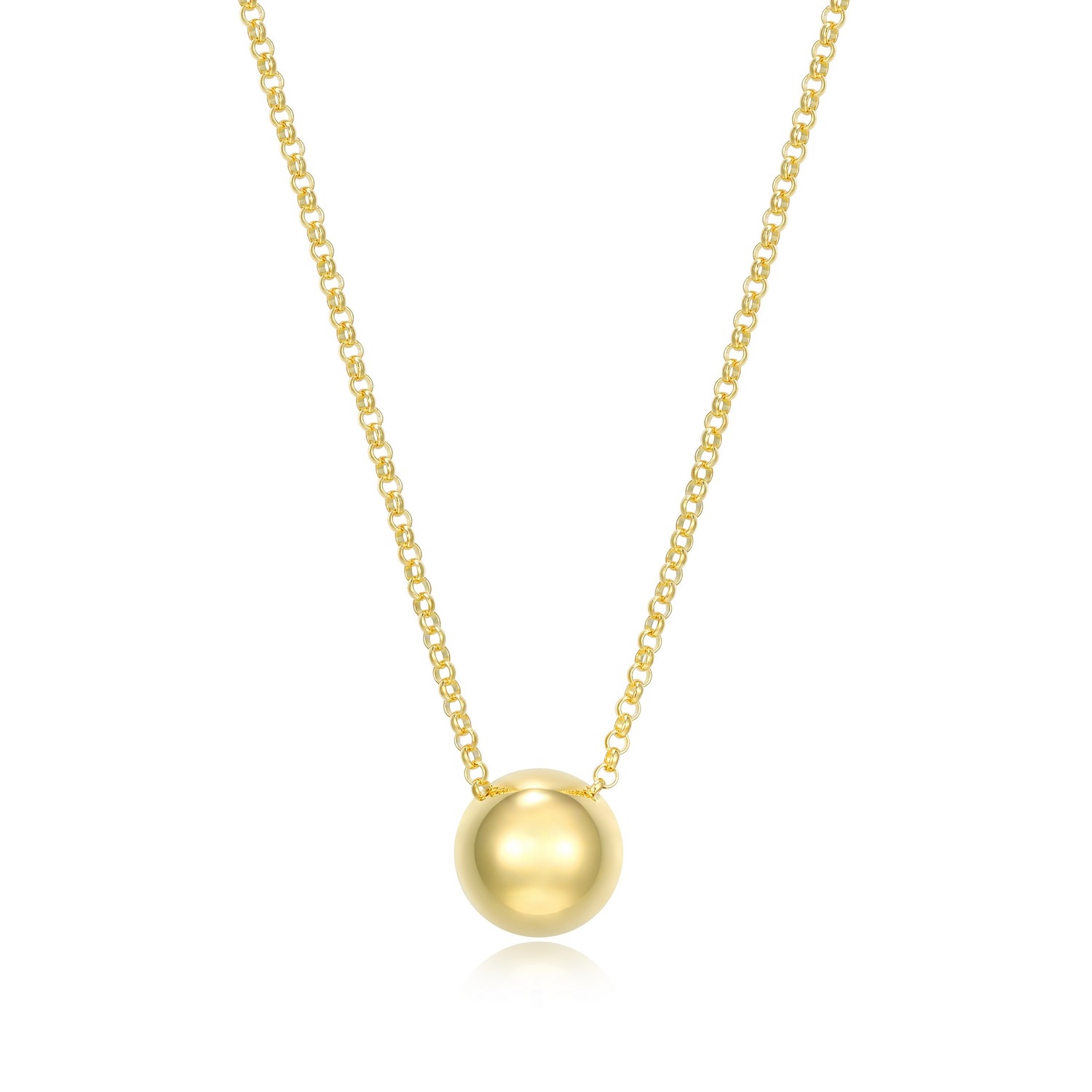 ELLE Genesis Half Ball Necklace - Gold