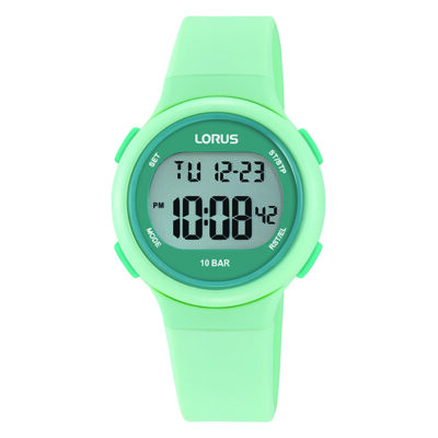 Lorus R2343Q Digital Chronograph Sports Watch - Green