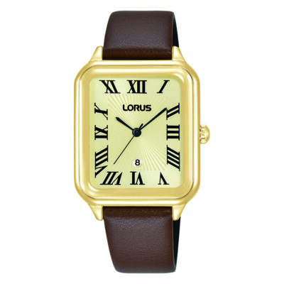 Lorus RH742B Ladies Dress Watch - Gold and Brown