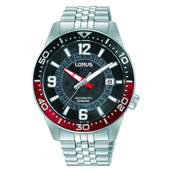 Lorus Men RU413A Automatic Watch - Black