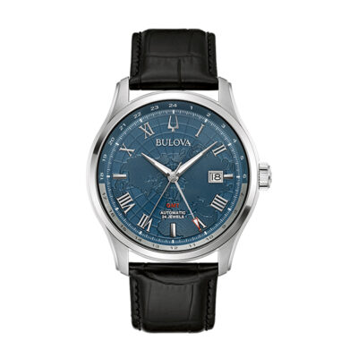 Bulova 96B385 Wilton GMT - Black & Blue