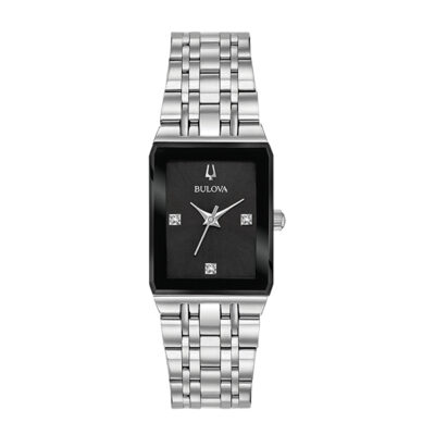 Bulova 96P202 FUTURO - Silver & Black