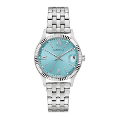 Caravelle 43M124 Dress Ladies Watch - Light Blue