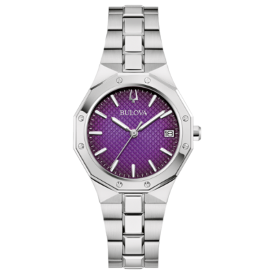 Bulova 96M168 Prestige Dodecagon Ladies Watch - Purple