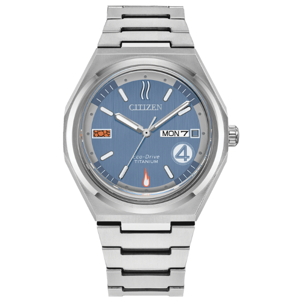 Citizen AW0131-66W The Fantastic 4: First Steps Men Watch - Blue