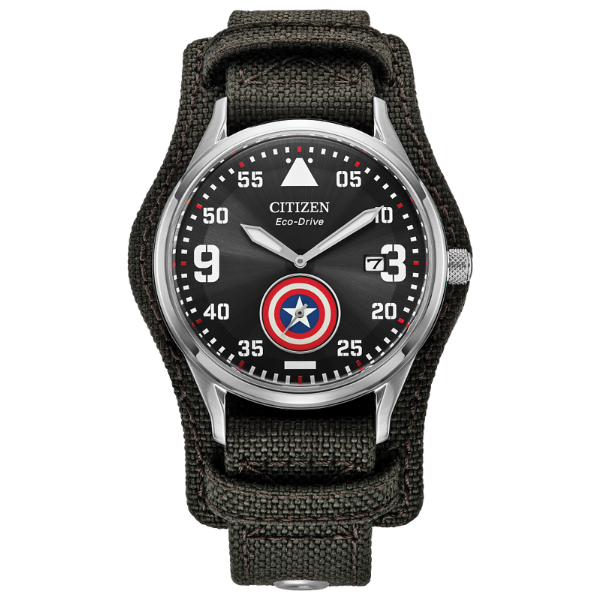 Citizen BV1140-00W Captain America Forever Men Watch - Black